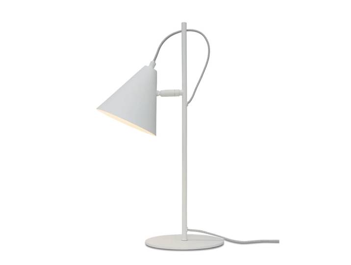 Lampe de table métal blanc 18x29x50.5cm