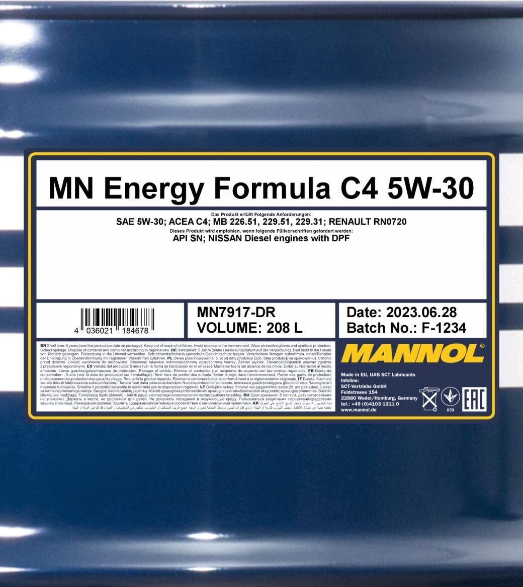 MANNOL MN7917-DR Motoröl