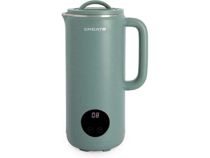 CREATE - Sojamelk maker - Multifunctionele machine - 850 ml - Soepmaker - Notenmelk maker - Timer 12 uur - Sage - VEGAN MILK MAKER STUDIO