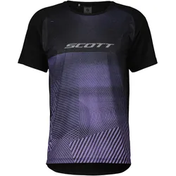 Scott Sports, Herren, Velotrikot, Tee Trail Tuned S/S (S), Schwarz, Blau