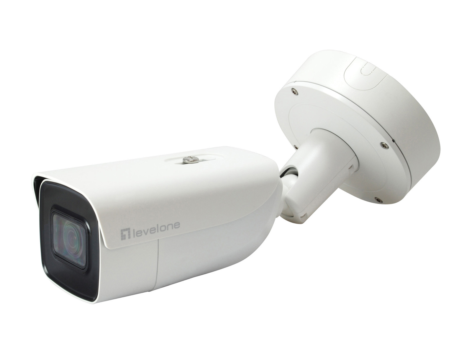 Level One FCS-5212 IPCam met 4x Bullet camera, 6MP resolutie, H.265 codec en infrarood
