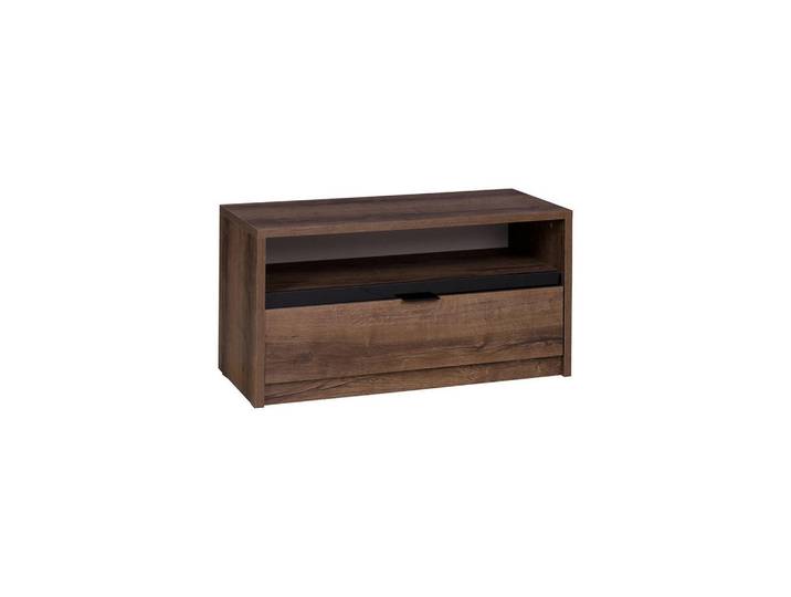 Beautysofa Lowboard Devon mit 1 Schubladen, Eiche monastery, Eichefarben, 90x46x40 cm, Wohnzimmer, TV Möbel, Lowboards, Lowboards stehend