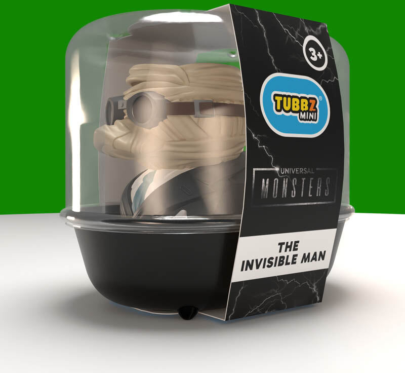 Universal Monsters The Invisible Man Mini TUBBZ Figure - Officially Licensed Collectable - Numskull Designs