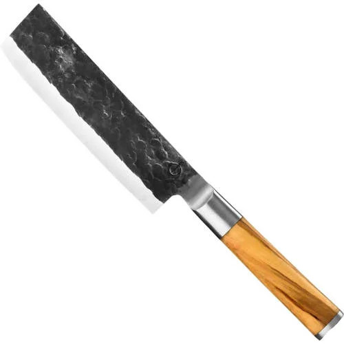Forged Santoku Hakmes Olive 17,3 cm