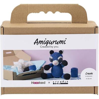 Creativ Company Kreativ Set Amigurumi, Waschbär, Schwarz, Blau