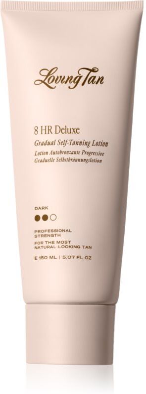 Loving Tan Deluxe Gradual Tan Nærende kropsmælk for dybere solbruning Skygge Dark 150 ml