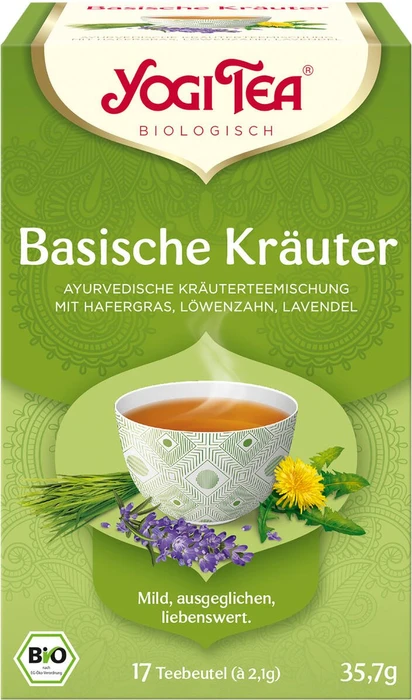 Yogi TEA Basische Kraeuter Bio 17x2,1 g Filterbeutel