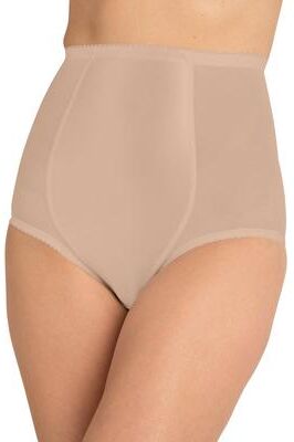 Plus Size Women's Power Mesh Firm Control Shaping Brief by Secret Solutions in Nude (Size L) Shapewear