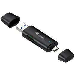 Equip 245462 Kartenleser USB 3.2 Gen 1 (3.1 Gen 1) Type-A/Type-C Schwarz