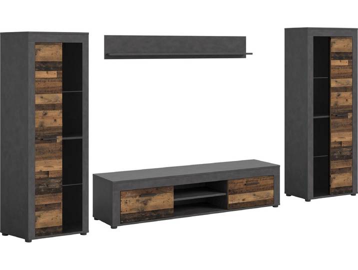 Jam wandkast J21 systeem eiken decor.