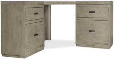 Linville Falls Corner Desk with Two Lateral Files