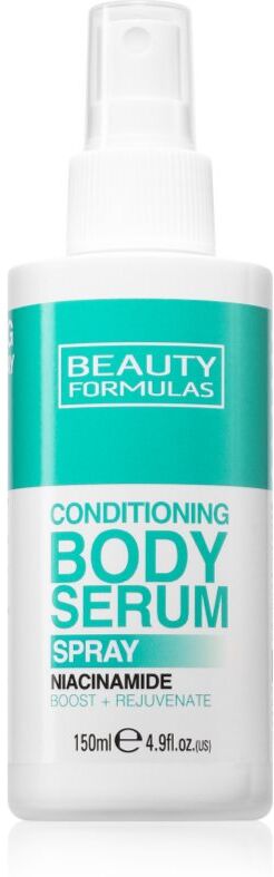 Beauty Formulas Niacinamide sérum corporel pour un effet naturel en spray 150 ml