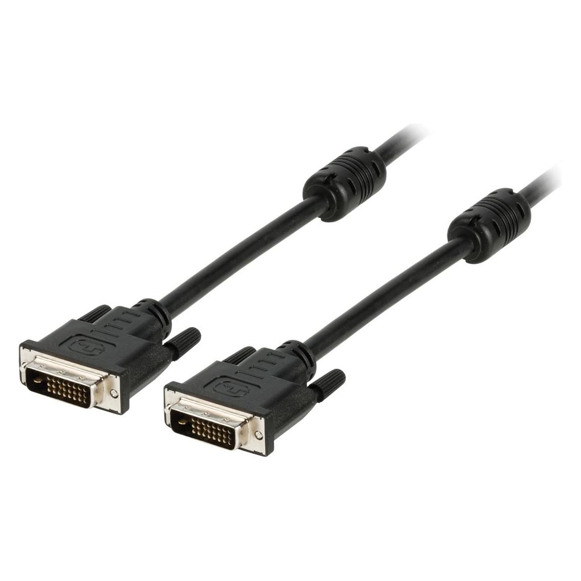Valueline Kabel DVI-D s ferity 24+1 3m / Video kabel / Propojovací (3 m) (VLCP32000B30)