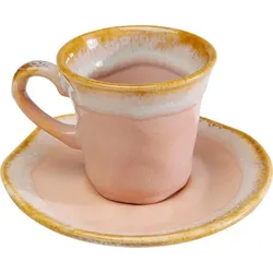 KARE DESIGN Espressotasse Nala 2tlg. Steingut Rosa