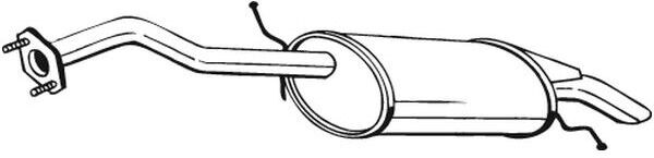 Silencieux Arrière Bosal 278-125