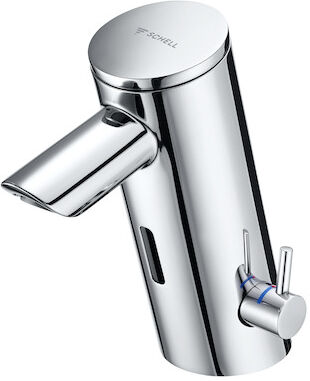 Mitigeur lavabo infrarouge Schell PURIS E2 002860699 chromé, HD-M, à piles 6 V