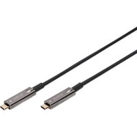 4K USB-C AOC AV-Anschlusskabel schwarz, 10 Meter