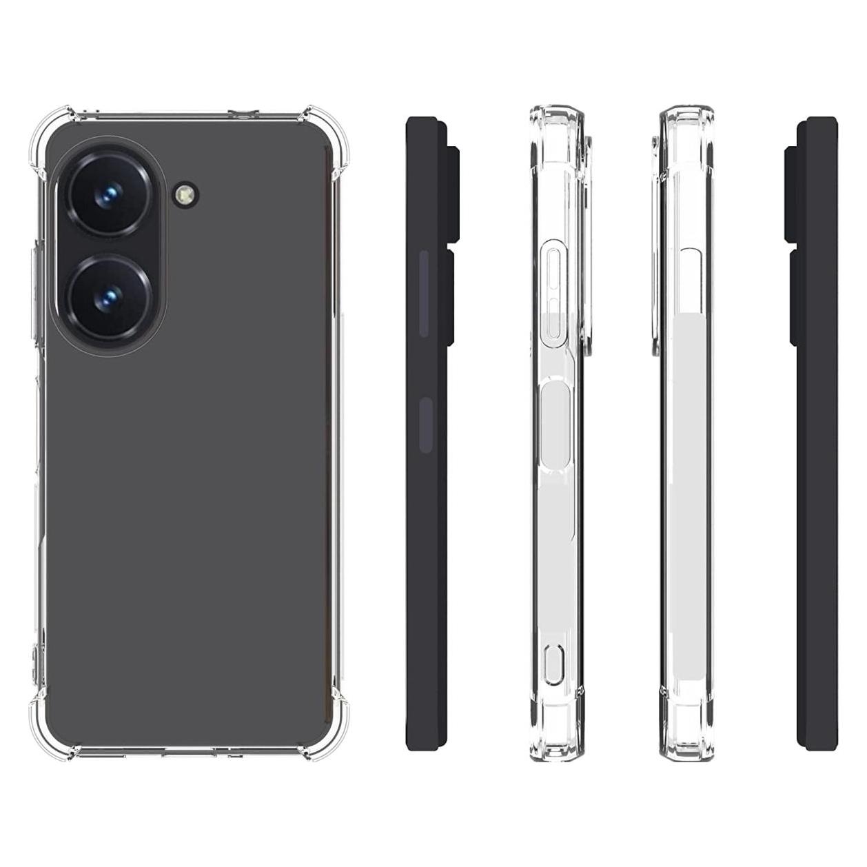 Screenguard Asus Zenfone 9 Hülle Crystal Soft Airbag Bumper (Asus Zenfone 9) (00030782)