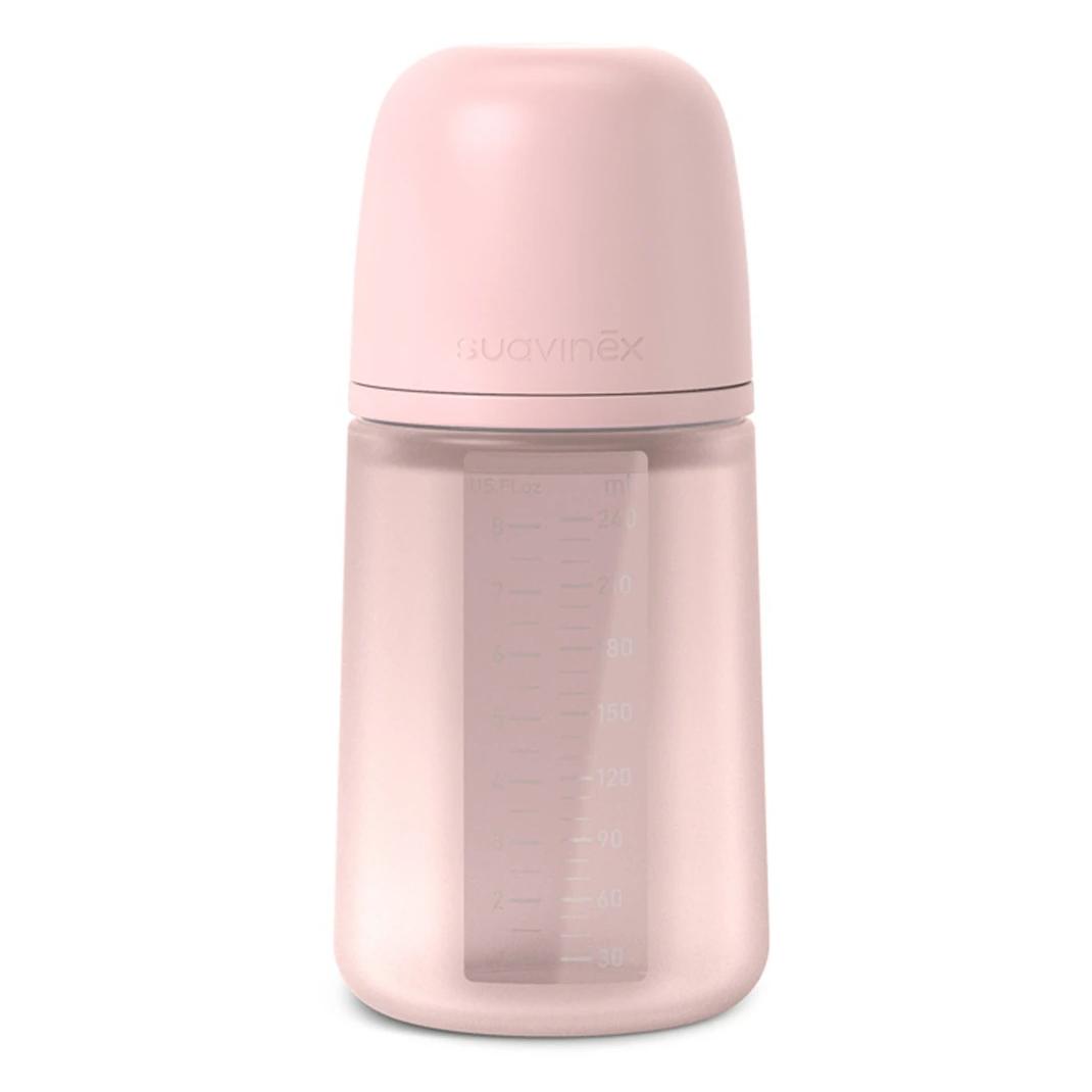 Suavinex Schoppen 240ml Silikon rose (240 ml) (SU308654)