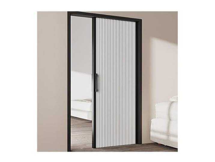 Magnetische Akkordeon-Tür, Raumteiler Ohne Bohren Ohne Bohren, Magnetverschluss, Wasserdicht, Für Küche Bad Schrank(Style3,140x200cm)