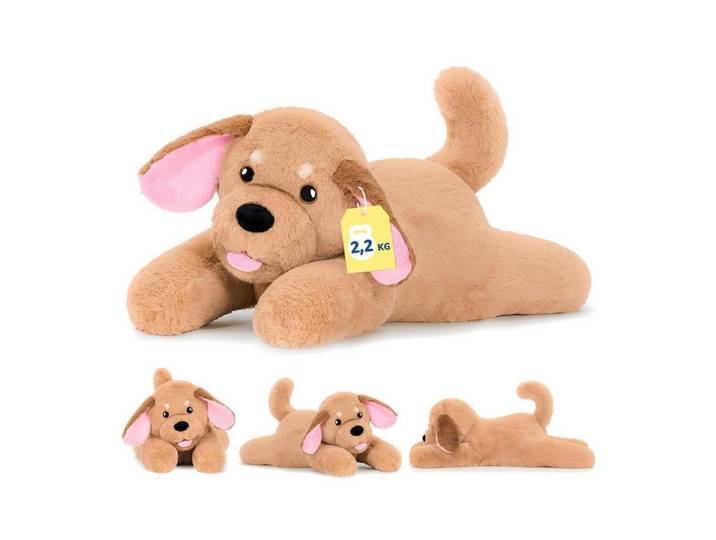 LuxusKollektion Kuscheltier Gewichtetes Kuscheltier Golden Retriever 2kg Plüsch Hund 65cm