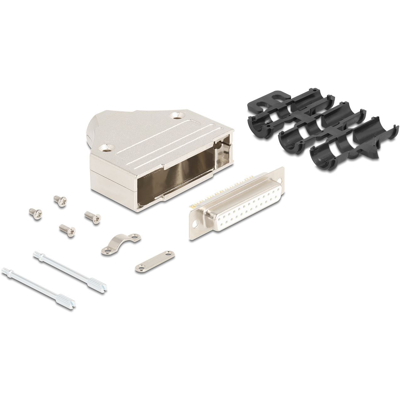 Delock Steckergehäuse Sub-D 25Pin aus Metall Buchse