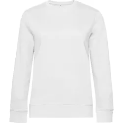 B&C Damen Sweater QUEEN Crew Neck Sweatshirt WW01Q white L