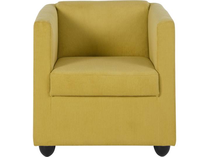 Sessel LooksI , gelb, B:72cm H:71cm T:75cm, Cord (92% Polyester, 8% Polyacryl);Luxus_Microfaser mit Druck (100% Polyester);Luxus-Microfaser (100% Polyester), LOOKS BY WOLFGANG JOOP, Sessel, Sessel, in vielen frischen Farben