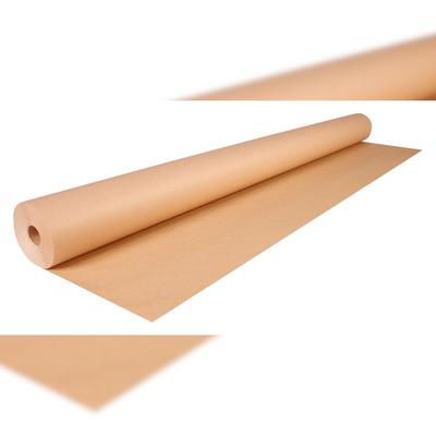 Clairefontaine 4x Recycling-Kraftpapier braun 70g, Rolle 50x1m - Kartonbraun 595071C