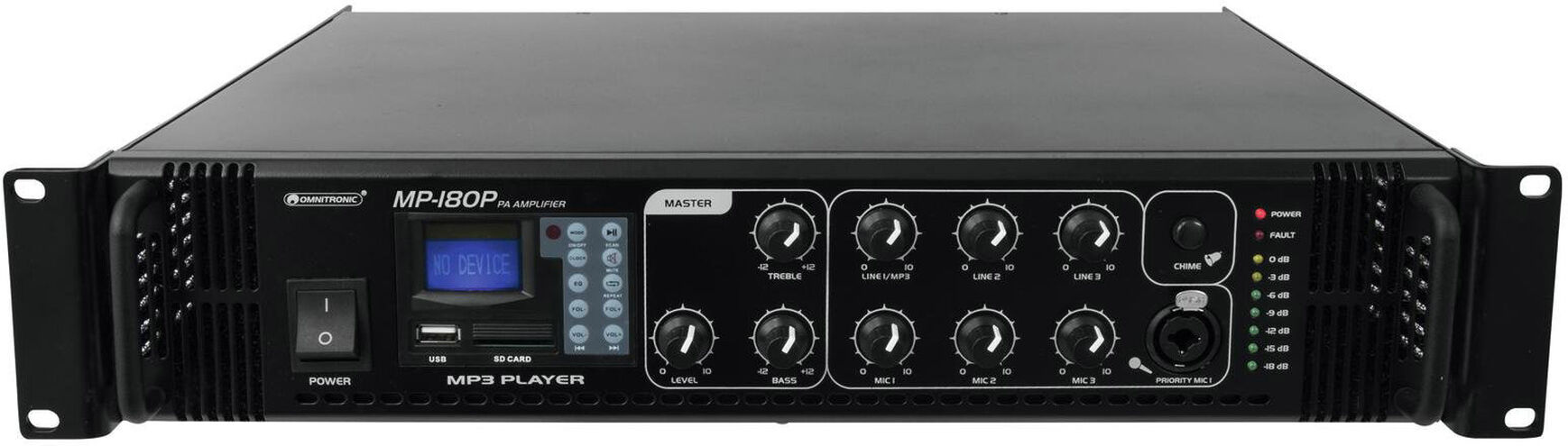 Omnitronic Mp-180p Ela-Mischverstärker
