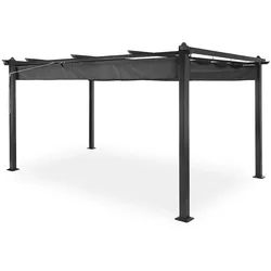 blumfeldt Pantheon Pergola | 3 x 4 m | Witterungsbeständig | UV-Schutz | Ganzjährige Nutzung Grau