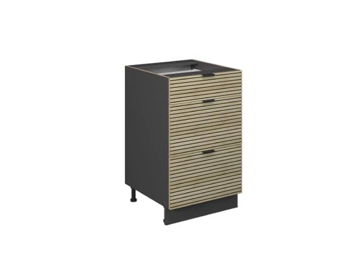Vicco Küchenunterschrank Fame-Line, Eiche Paneel, 50 cm