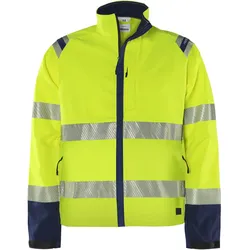 Warnschutz Stretch Bundjacke "4647 GSTP" Green Stiby - L - gelb/marine