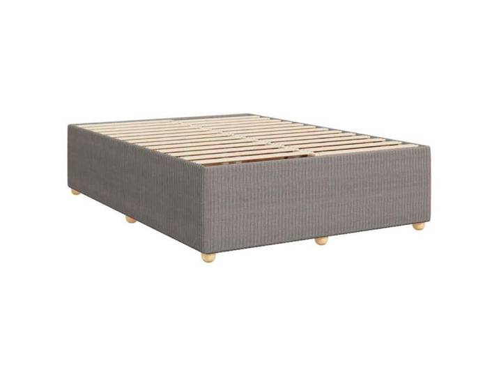 ZENCO*Lit adulte double - 140 x 190 cm - Structure/Cadre de lit - sans matelas - taupe 140 x 190 cm tissu H69114