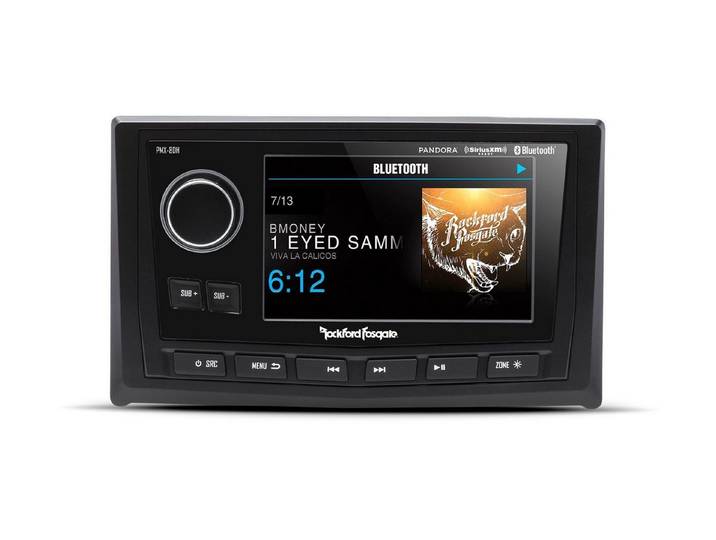 Rockford Fosgate Display Head PMX-8DH Headunit Marine Boot Autoradio