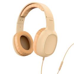 hama 00221817 Kopfhörer Fun C, On-Ear, Mikrofon, einseitige Kabelführung, USB-C, Orange