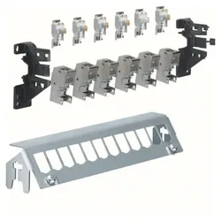 Hager Patch-Panel FZ12MM 12fach mit 6xRJ45-Modulen