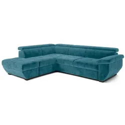 COTTA Ecksofa mit Funktion Speedway Stoff Azure