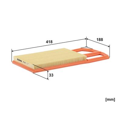 FILTRON Luftfilter AP 183 Filtereinsatz 32mm für VAG
