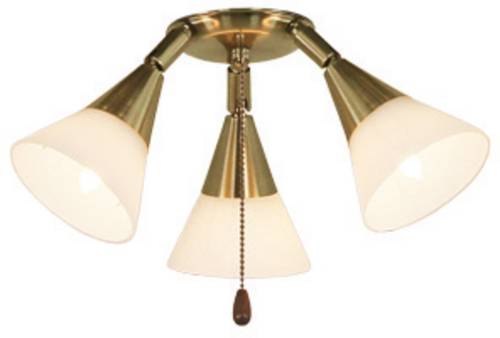 CasaFan 16MA 3-STRAHLER Deckenventilator-Leuchte Opalglas