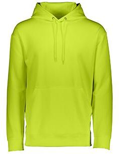 Augusta Sportswear 5505 Wicking Fleece Hoodie in Lime size 3XL