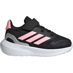 adidas Runfalcon 5 Klettverschluss Baby-Sneaker JQ4882 - core black/pink spark/silver met. 26.5