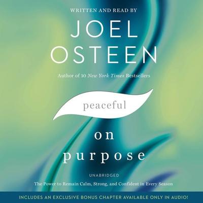 Peaceful on Purpose - Joel Osteen, CD, 9781478987147