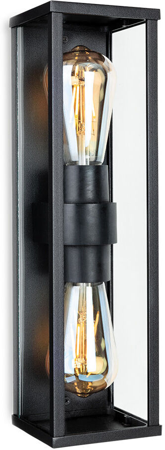 Firstlight Black 2 - Bulb 38cm H Outdoor Sconce Black 38cm H X 4.13cm W X 10.5cm D