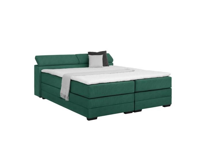 Boxspringbett 180/200 cm Dunkelgrün
