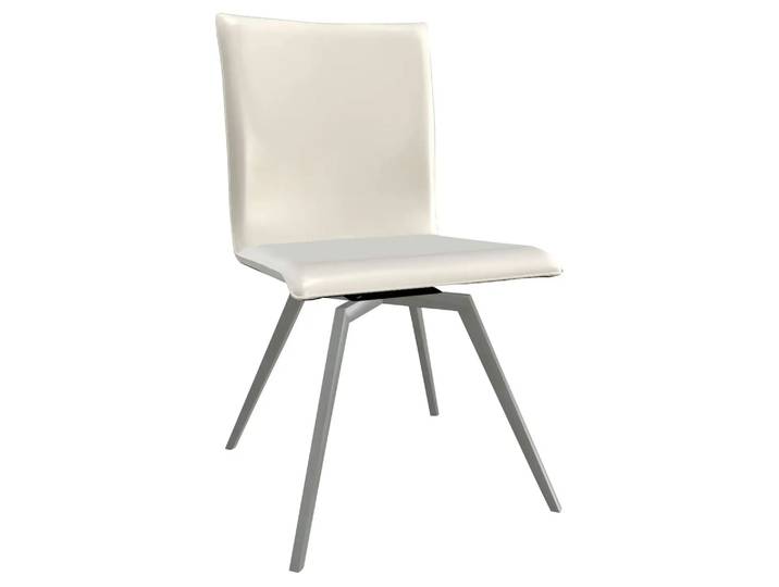 Drehstuhl Damian Trendstühle / Farbe: Weiss / Material: Kunstleder