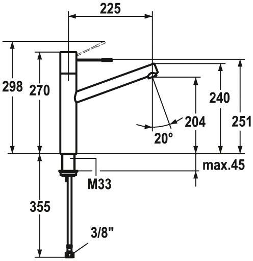 KWC ONO Einhand-Spültischbatterie