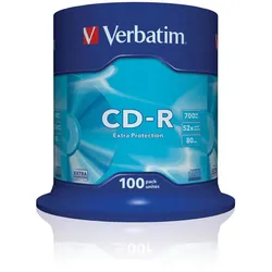 Verbatim CD-R Extra Protection 700 MB 52x 100 Stück(e)