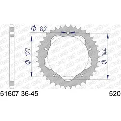 Afam Kettenrad 51607