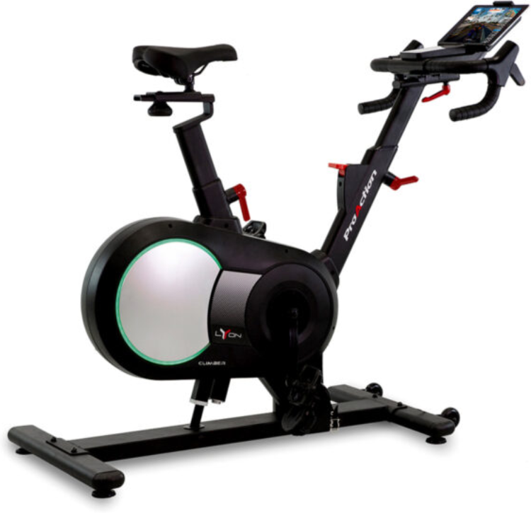 Bicicleta estática magnética de uso doméstico: BH Fitness Lyon H9117 com níveis de resistência e programas de treinamento